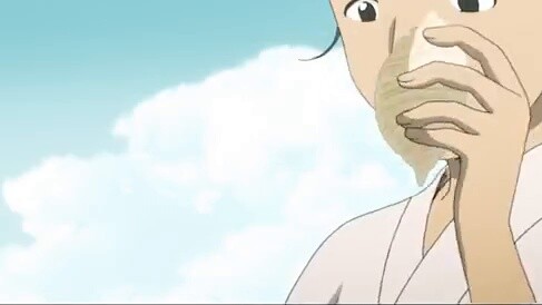 Gadis itu menjadi bisu setelah mendengar suara cangkang. "Mushishi Berlanjut" Musim 2 "Mushishi"