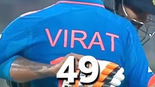 Virat Kohli's journey to history in 30 seconds 👑#CWC23 #INDvNZ #Cricket #CricketReels