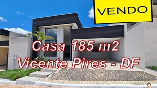 #VENDA #Casa em Vicente Pires-DF 185m2  #vicentepires #df #imovel #brasilia $980 mil