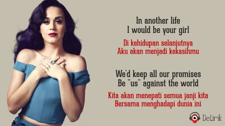 The One That Got Away - Katy Perry (Lyrics video dan terjemahan)