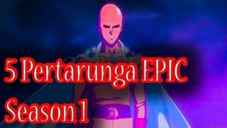 5 Pertarungan EPIC Season 1 - One Punch Man