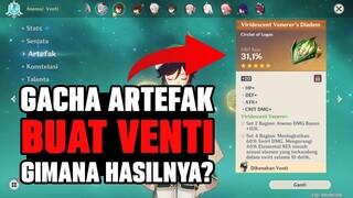 GACHA ARTEFAK VIRIDESCENT! HOKIKAH INI? - Genshin Impact