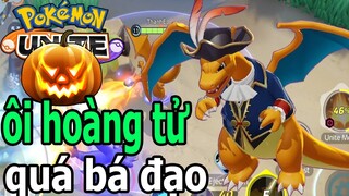 Liên Quân Pokemon - Phê Như Con Tê Tê Gánh Còng Lưng 4VS5 CHARIZARD Bá Đạo Pokemon Unite Top Game