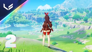 GENSHIN IMPACT: AMBER NOVA PERSONAGEM GAMEPLAY (ANDROID, IOS) PART 2