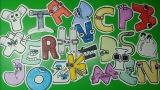 how to make ALPHABET LORE stickers very Easy Cách Làm Sticker