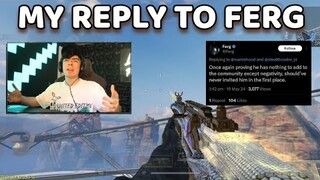 Reply to Iferg