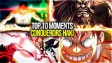 EPIC Top 10 CONQUERORS HAKI Moments in One Piece: The Ultimate Ranking