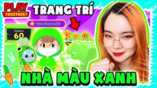KAMUI THỬ THÁCH 24H TRANG TRÍ NHÀ TOÀN MÀU XANH TRONG PLAY TOGETHER