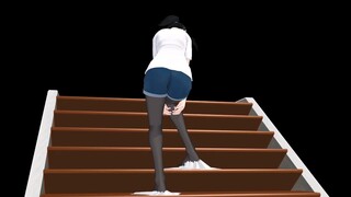 【MMD】 (Vận chuyển) Cô gái trong gương đã đánh bại cơ thể của mình