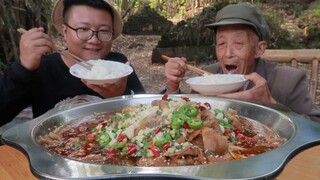 100 tệ 1kg ba chỉ bò làm “Ba Chỉ Qua Cầu” ăn với bún càng ăn càng ngon