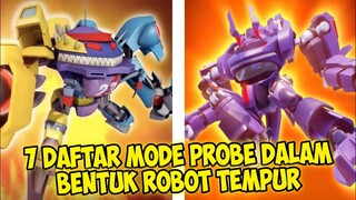 7 Daftar Mode Probe Dalam Bentuk Robot Tempur