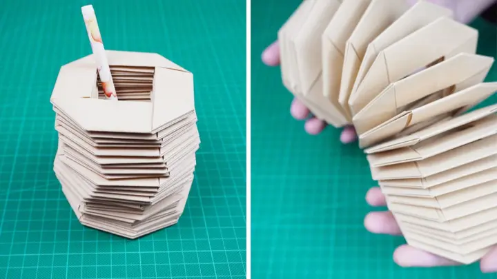 Handmade|How to Make a Paper Pen Holder