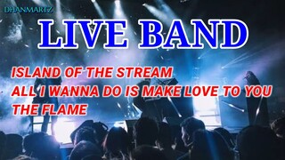 LIVE BAND || ISLAND OF THE STREAM | ALL I WANNA DO IS MAKE LOVE TO YOU | THE FLAME