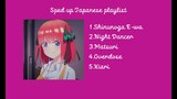 Sped up Japanese songs playlist - playlist cho một ngày tuyệt vời