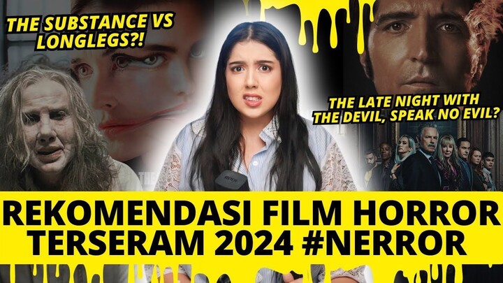 REKOMENDASI + REVIEW FILM HORROR POPULAR 2024!  #NERROR
