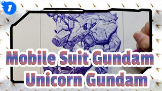 [Mobile Suit Gundam] Self-Drawn Unicorn Gundam_1