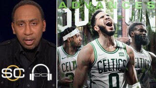 ESPN reacts to Jayson Tatum & Brown lead Celtics in Game 4 to knock out the Nets in the 1st round