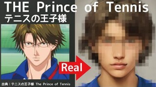 【角色AI真人化】《网球王子》里的角色变成真人是什么样子？