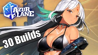 30 Builds for Massachusetts! | Azur Lane