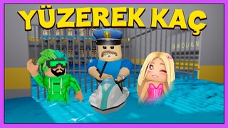 ŞİŞKO POLİS YÜZEREK BİZİ KOVALIYOR 😂 ROBLOX 🌊WATER BARRY'S PRISON RUN!