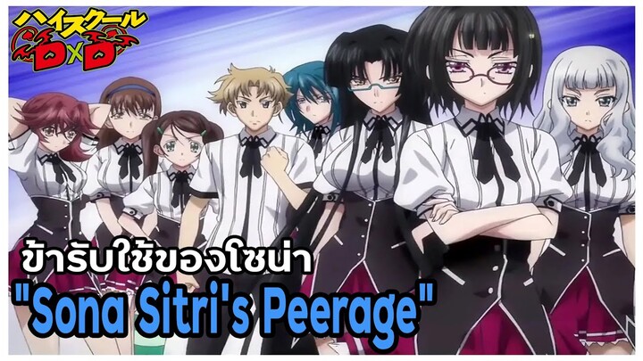 "วงศ์วานหรือข้ารับใช้ของโซน่า"  (Sona Sitri's Peerage) [High School DxD]