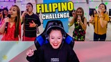 LATINA REACTS to FILIPINO "THROUGH THE FIRE" CHALLENGE // NOT NORMAL!!