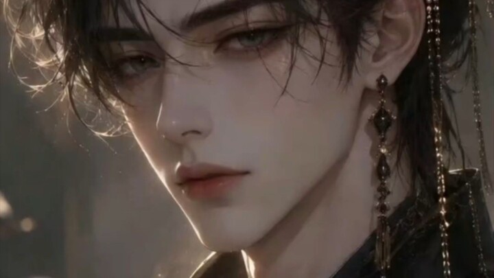 标题/主题:绝美古风少年｜AI角色觉醒 ✨