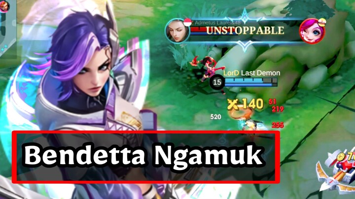 Bendetta Ngamuk, Bantai Bantai Musuh