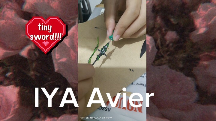 Making small swords to put inside resin jewelry i don't resin yet hahaha I'm making the sword first