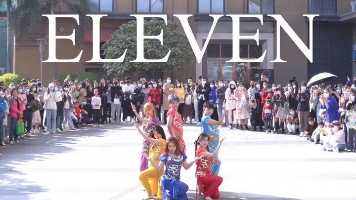 【IVE】Amazing! They can do both live and dance! ELEVEN road show dance cover | Sing and dance Guangzh