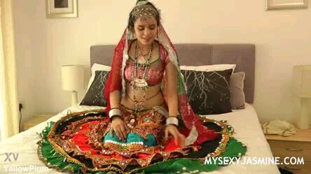 Jasmine mathur porn devi from gujarat in traditional Indian garba dress stripping naked