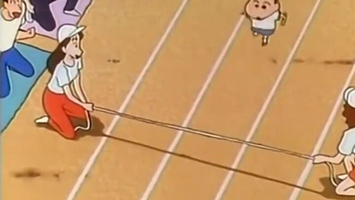 Shin-chan's highlight moment: verbal interference with Kawamura's relay race to win first place