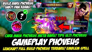 PHOVEUS EXP META BARU + CARA MAIN PHOVEUS TERBARU❗BUILD PHOVEUS TERSAKIT 2024❗GAMEPLAY PHOVEUS COMBO