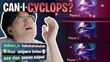 I just wanted to play CYCLOPS once... | Mobile Legends