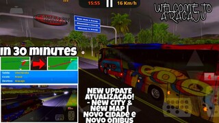 Uberlàndia To Aracajú | World Bus Driving Simulator UPDATE! ATUALIZAÇÃO! - New City & New Map (WBDS)