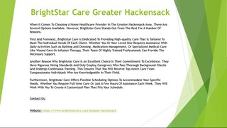 BrightStar Care Greater Hackensack