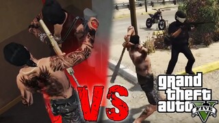 SCAR-L VS TANGAN KOSONG | POLISI VS TONGKAT BISBOL - GTA 5 ROLE PLAY #11