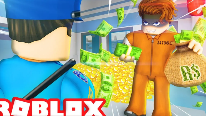 การปล้นครั้งสุดท้าย! เราปล้นรถไฟใน Roblox Jail Break!