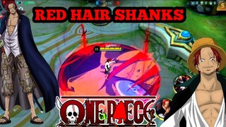 RED HAIR SHANKS LING SKIN🔥 ONE PIECE x MLBB collaboration