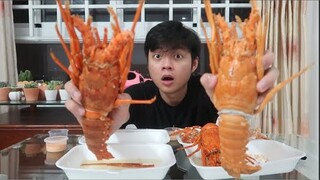 Ăn Tôm Hùm Khủng Mừng Ngày Trở Lại ... || Vũ Liz Food