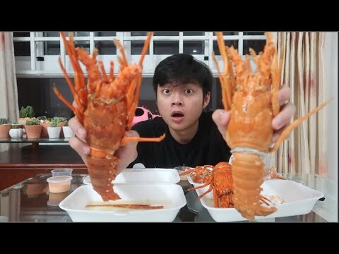 Ăn Tôm Hùm Khủng Mừng Ngày Trở Lại ... || Vũ Liz Food