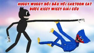 Huggy Wuggy đối đầu với Catoon Cat - Kissy Wiss giải cứu Huggy | GHTG Truyện