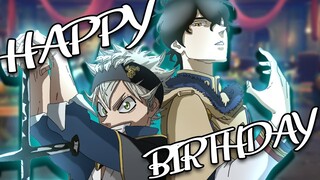 HAPPY BIRTHDAY ASTA & YUNO (ZEPHYR YUNO & BLACK DIVIDER ASTA FOR ANNI?) - Black Clover Mobile