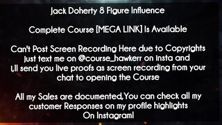 Jack Doherty 8 Figure Influence course Download