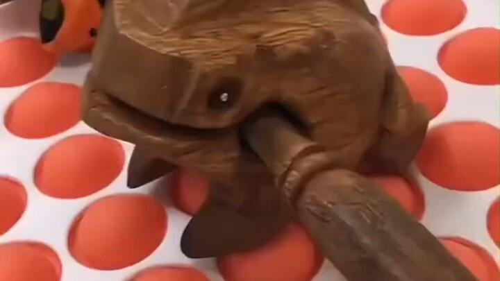 Katak kayu yang lucu banget!