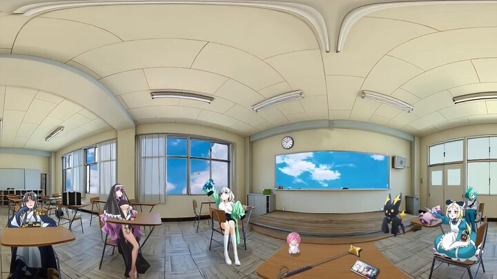 [Panorama 4K 360°/Bermimpi Menjadi Gadis Ajaib] Panorama 360° 4K dari perspektif Jenderal Maple Suga