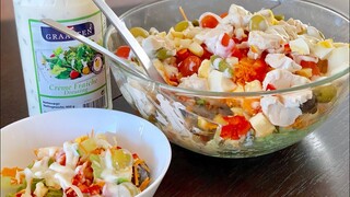 Trộn nhanh salad rau củ quả ngon tuyệt của Bếp Hoa