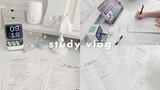 uni study vlog 🌷 time lapse, note taking 学习VLOG