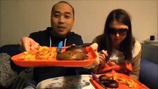 Asmr Eating Sounds - Portobello Steaks And Fries