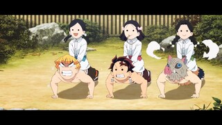 Some of the cute Moments from Demon Slayer